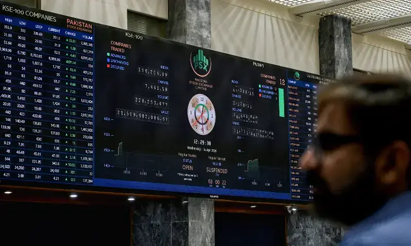 پاکستان اسٹاک ایکسچینج میں 2,500 پوائنٹس کی بحالی، Donald Trump کی ہرمز ٹول پالیسی میں تبدیلی کے بعد