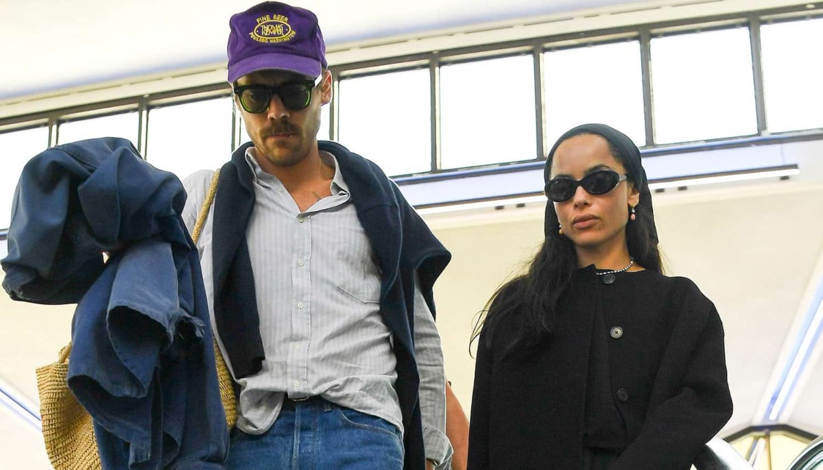 Zoë Kravitz اور Harry Styles دو براعظموں پر پھیلی سردیوں کی شادی کی تقریبات کے لیے تیار