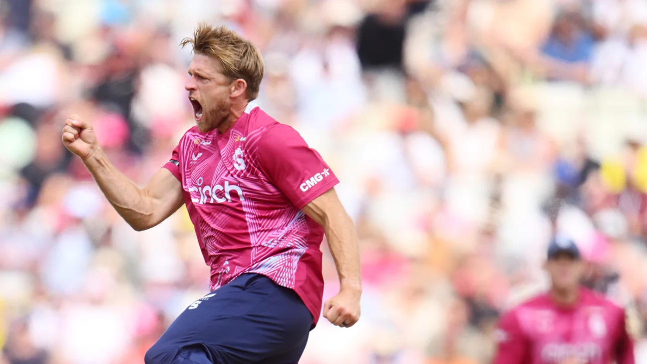 ڈیوڈ ولی کی مزاحمت: Northamptonshire نے Somerset کو ہرا کر T20 Blast کے فائنل میں جگہ بنا لی