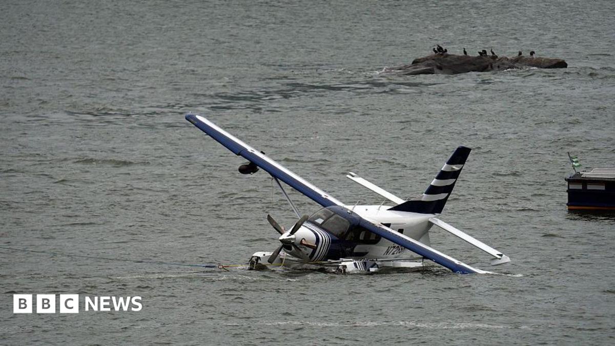 نیویارک کے East River میں Seaplane کی ہارڈ لینڈنگ، حفاظتی انتظامات پر سوالات کھڑے ہو گئے
