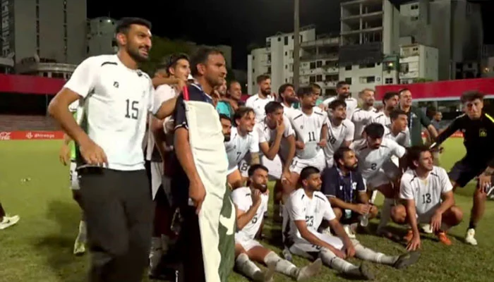 مالے میں ایک سنہری رات: پاکستانی فٹ بالرز نے دہائیوں کی مایوسی ختم کر دی