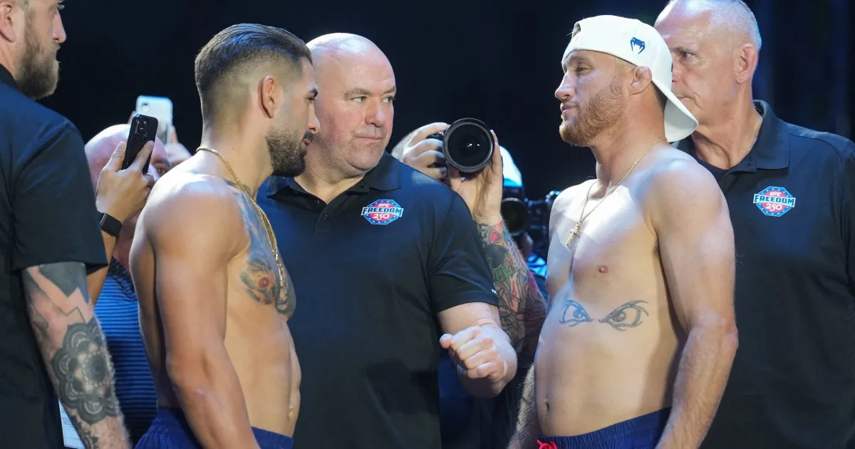 Ilia Topuria بمقابلہ Justin Gaethje: UFC Freedom 250 میں ہائی اسٹیکس ٹائٹل مقابلہ