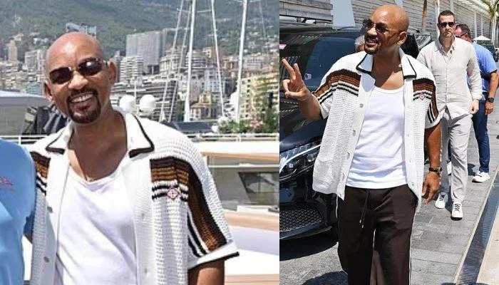 موناکو میں Will Smith کا نیا روپ، عوامی بحث کے درمیان اپنا سر منڈوا لیا